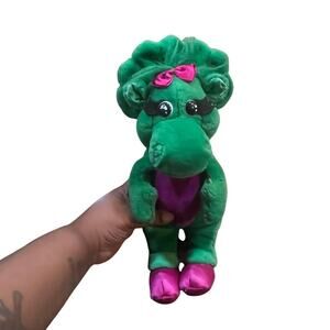 Vintage 1992 Baby Bop Plush Barney & Friends 15” Dinosaur Stuffed Animal